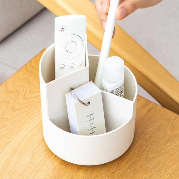 360-Degree Rotating Cosmetic Brush Holder Pen Holder Desktop Storage Organizer - Picture 5 of 9